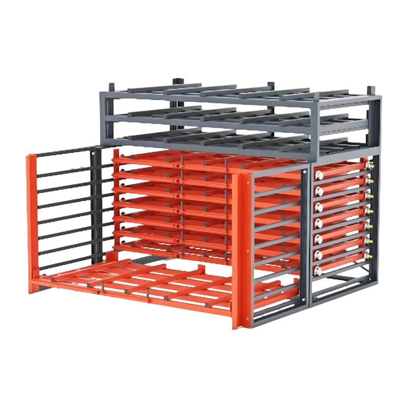 Supports de tôle de stockage de plaques d'acier multicouches