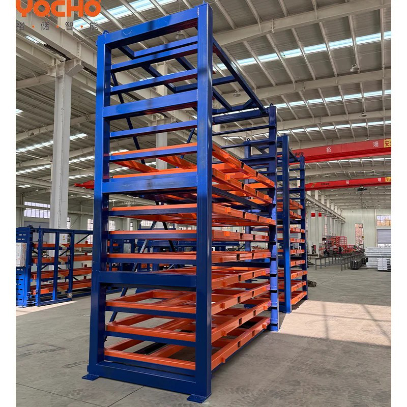 Supports de stockage pour chariot élévateur à grande capacité Rayonnage de stockage en tôle haute densité